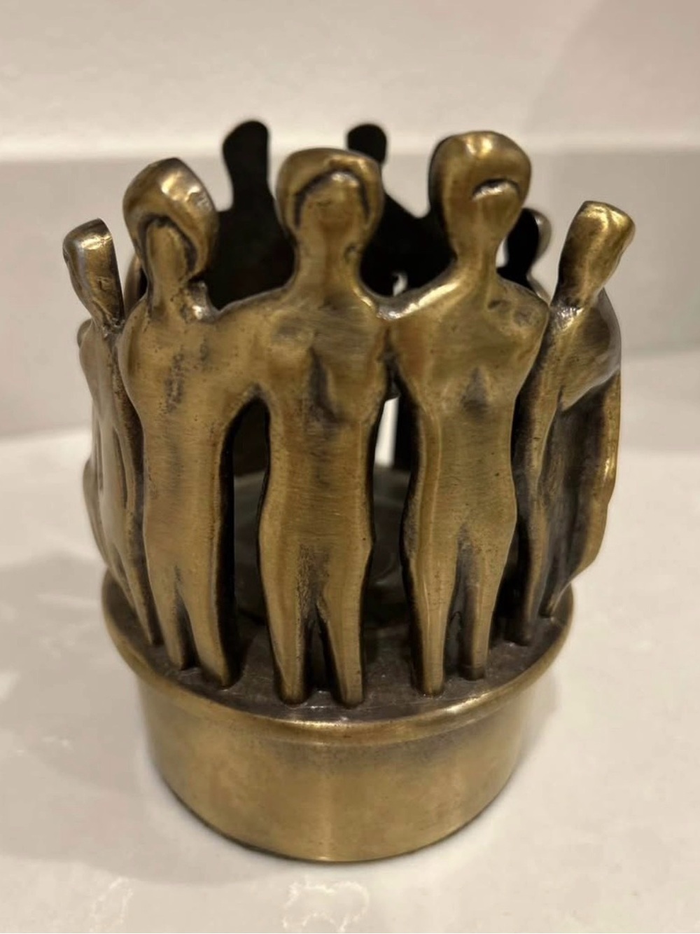 Jay M. Rotberg “Generations” Candle Wine Bottle Holder